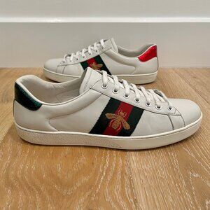 Gucci Men's Ace Bee Sneakers Sz 9 G = 10 US *Authentic*